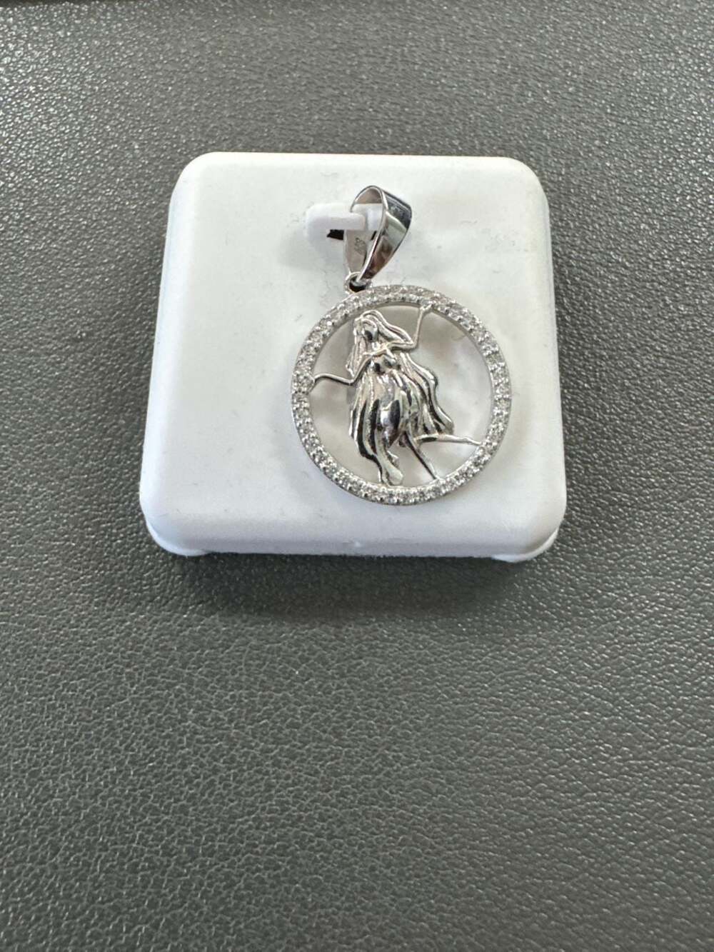 Moissanite 925 Silver Virgo 0.25CTW Pendant
